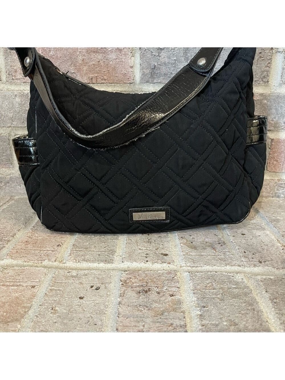 Vera Bradley Black Quilted Shoulder Bag